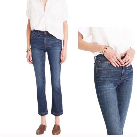 Madewell Denim - MADEWELL Cali Demi Boot Drop Hem Jeans